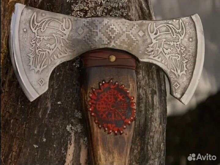 Топор кованый двусторонний Викинг