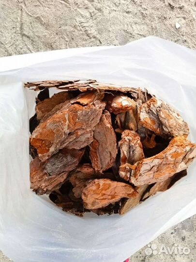 Кора сосны и лиственницы мульча