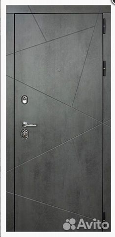 Входная дверь Волга - Бункер Стоун Серый камень/ б