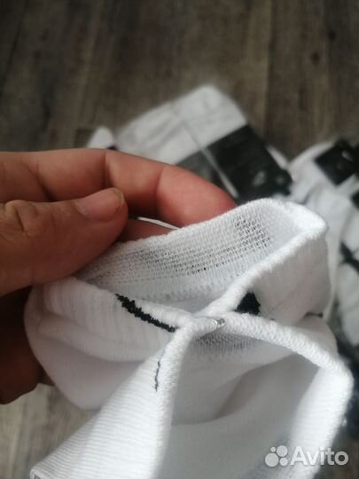 Носки nike высокие белые