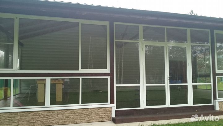 Остекление беседки