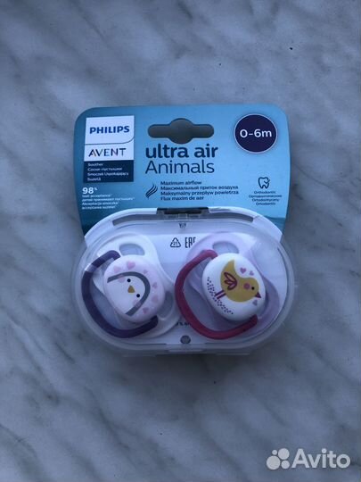 Соска пустышка avent новая 0-6