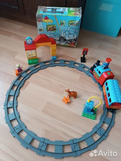 Lego duplo поезд 10507 и набор рельсов
