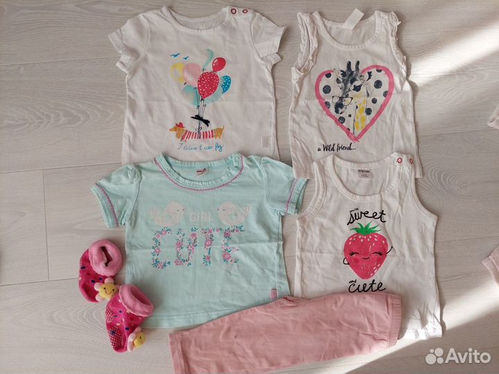 Детские вещи на девочку р.74