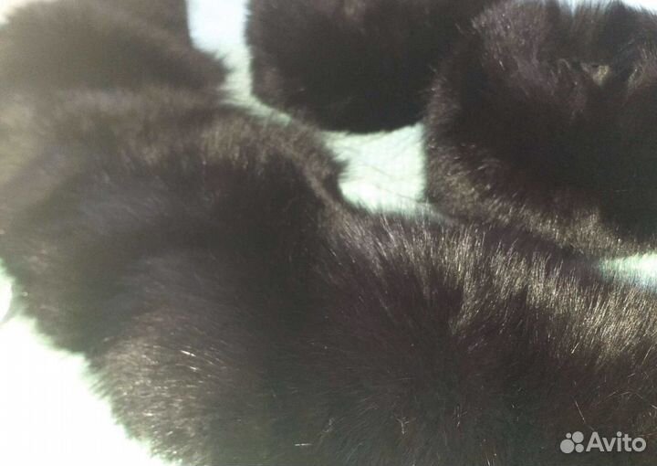 Меховой воротник песец