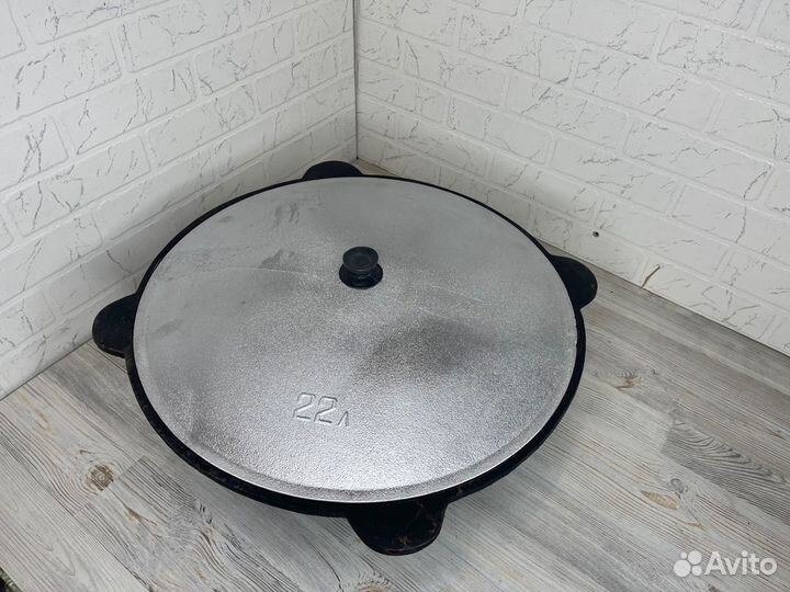 Казан чугунный 22 литра
