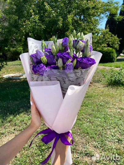 Букеты из эустомы