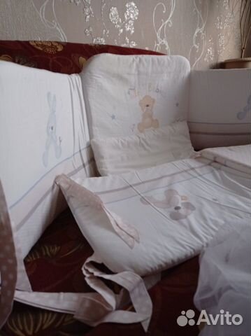 Бортики, балдахин, одеяло и др (комплект Perina)