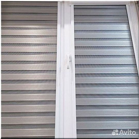 Шторы рулонные Зебра/Доставка