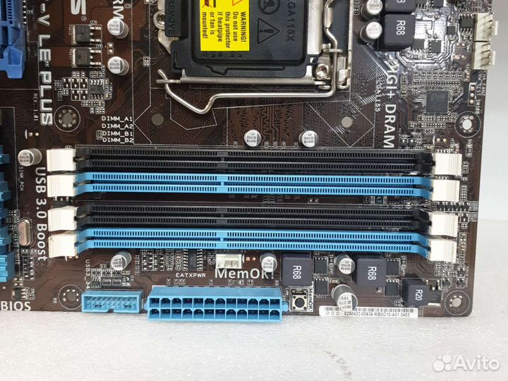Материнская плата asus P8Z77-V LE plus б/у