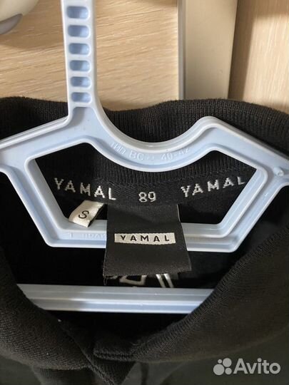Футболка поло Yamal женская черная размер S