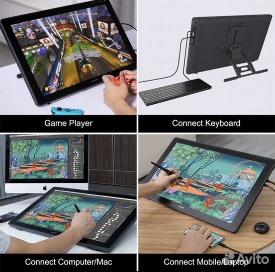 Граф. Планшет Huion Kamvas 24