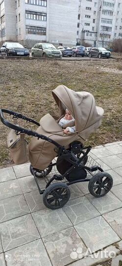 Детская коляска универсальная 2в 1 Indigo