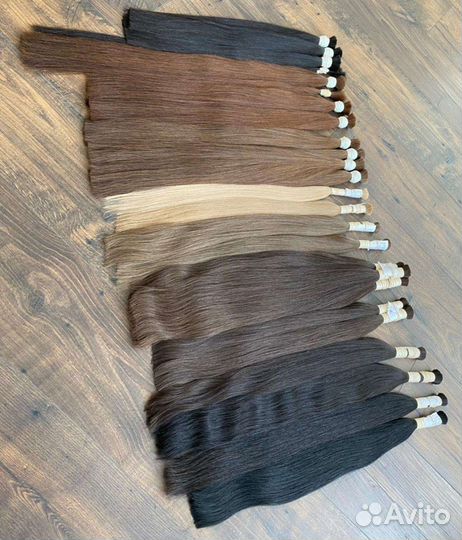 Волосы для наращивания, срезы и на капсуле