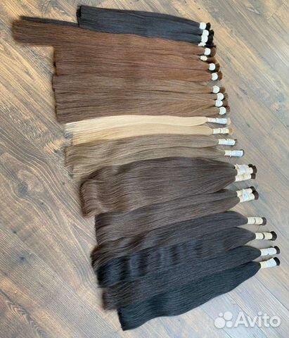 Волосы для наращивания, срезы и на капсуле