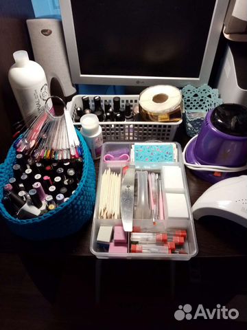 Полный набор для маникюра, педикюра и наращивания