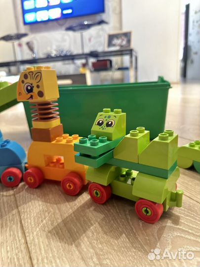 Lego duplo мой первый поезд животные