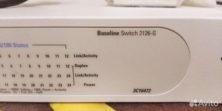 3com 2/24 на 1000/100