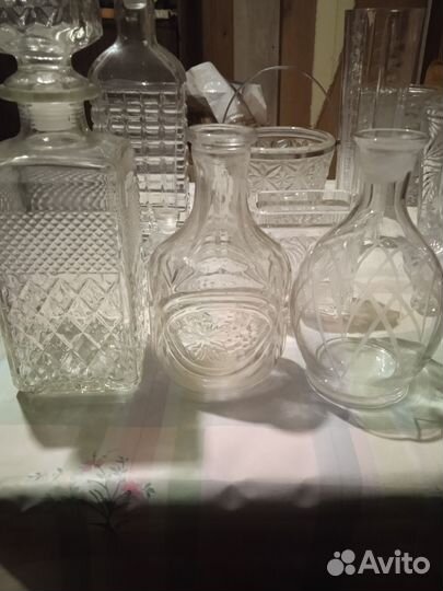 Вазы хрустальные