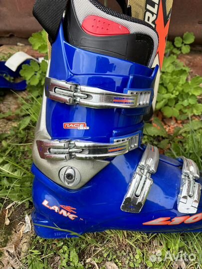 Комплект горные лыжи Rossignol, ботинки и палки