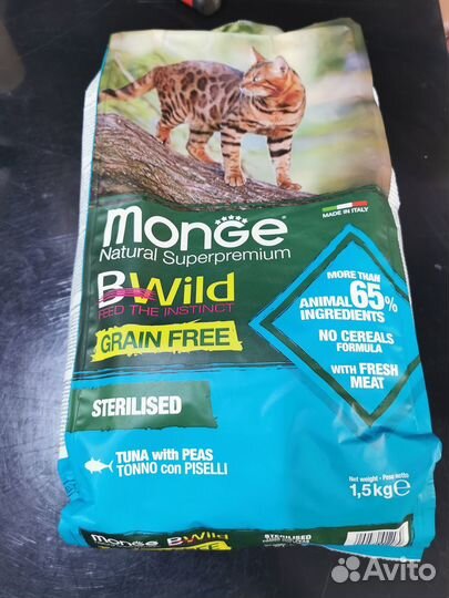 Monge для кошек сухой