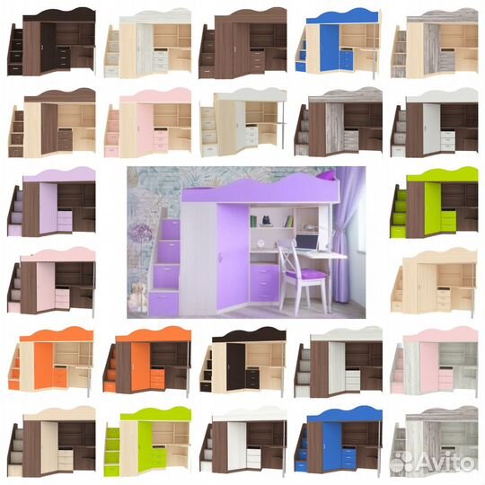 Кровать чердак 