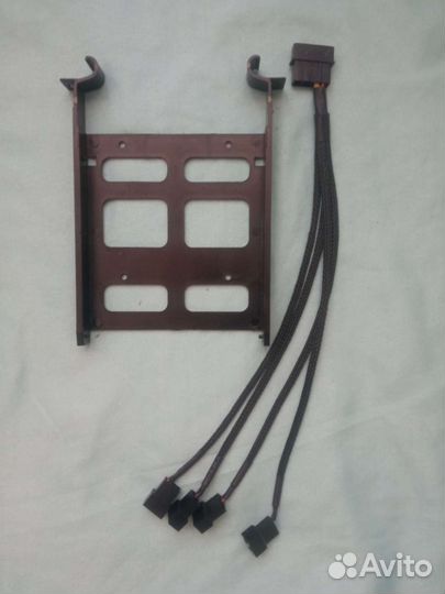 Разветвитель на 4 вентилятора, салазки hdd