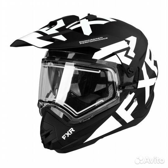 Мотошлем FXR Torque X Team Blk/White
