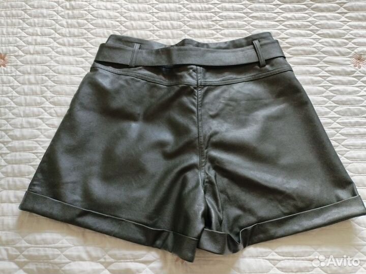 Шорты кожаные