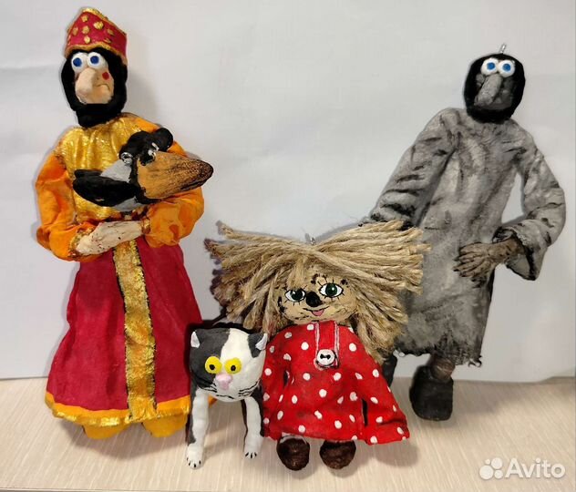 Ватные интерьерные куклы 