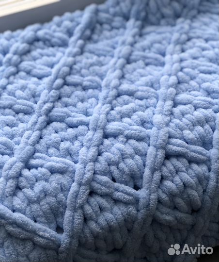 Плед детский из пряжи Alize puffy