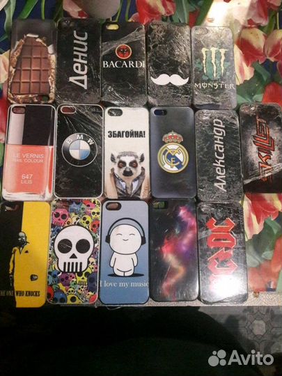 Чехлы на 4 и5 айфон