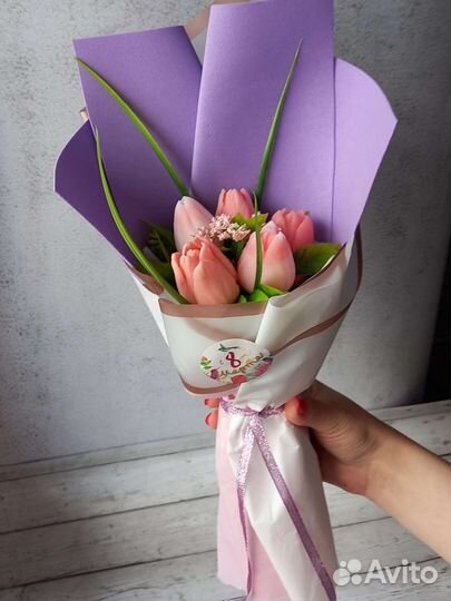 Цветы из мыла