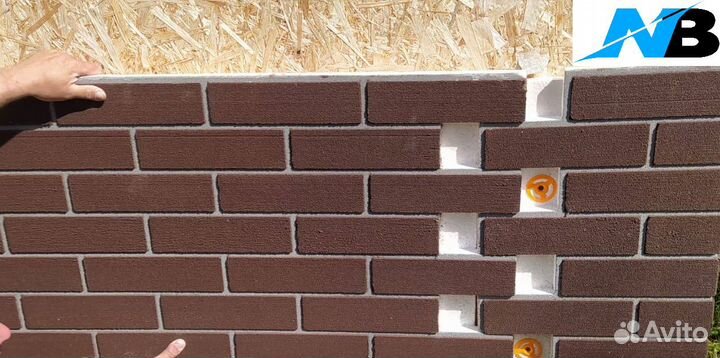 Фасадные термопанели под кирпич «норд-брик»