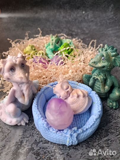 Мыло ручной работы, дракон Валера