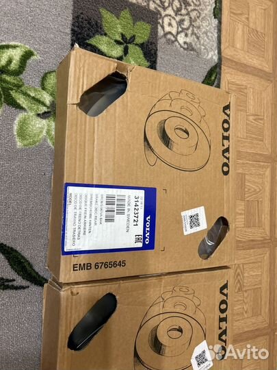 Тормозной диск задний volvo