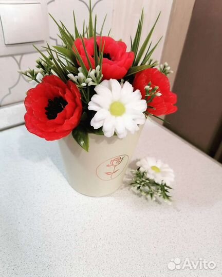 Букеты из мыла ко Дню матери, на 8 марта