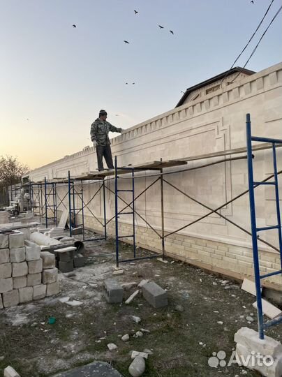 Облицовка дагестанским камнем