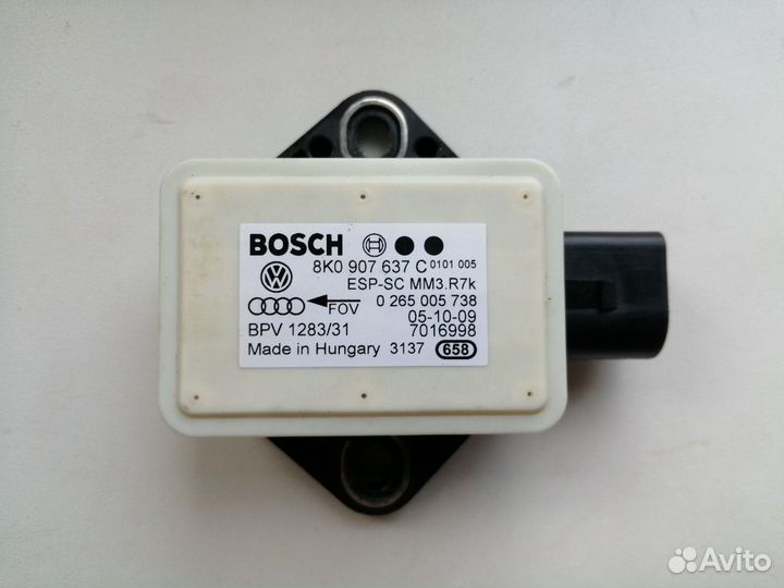 Датчик ускорения Audi A4, A5, Q5