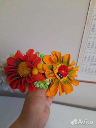 Празднечный ободок для девочки