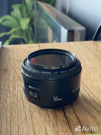 Объектив canon 50mm 1 8