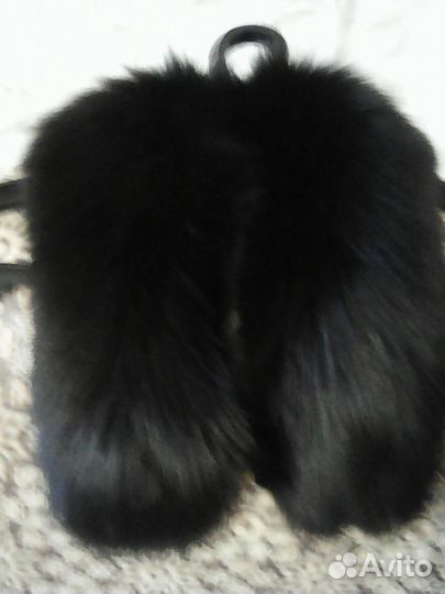 Меховой воротник песец