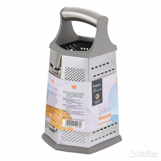 Тёрка шестисторонняя Werner Fresco 51175