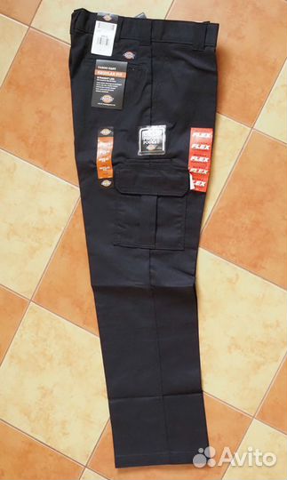 Брюки карго Dickies черные новые 34W 32L