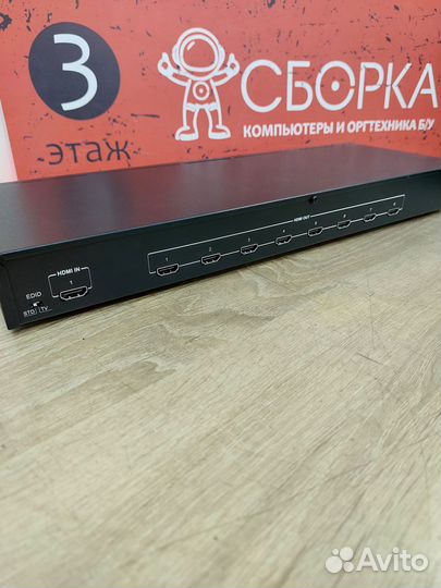Усилитель распределитель hdmi сигнала clux-18S new