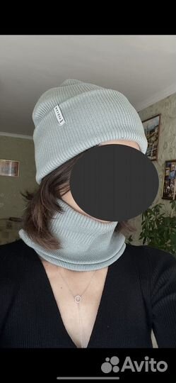 Комплект шапка, шарф