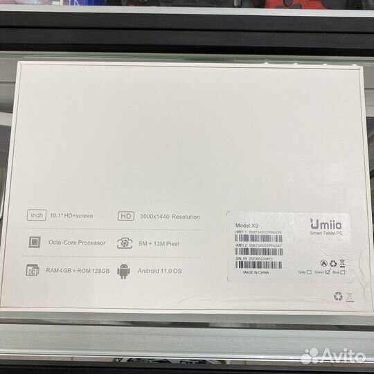 Планшет с клавиатурой Umiio X9 4/128 Green