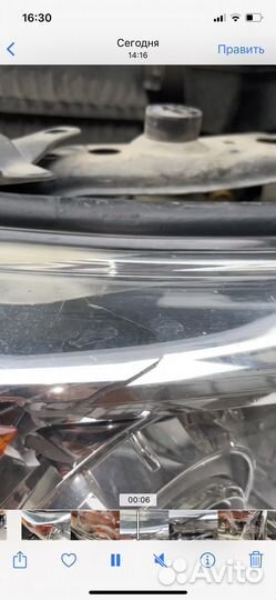 Передняя правая фара land cruiser 200