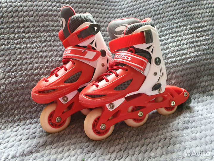 Ролики детские раздвижные р27-30. Коньки роликовые