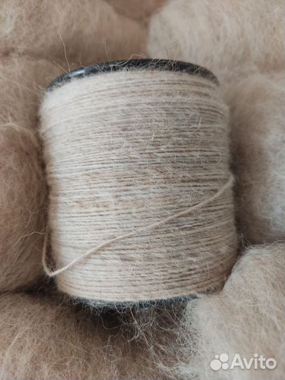 Пряжа из пуха колли